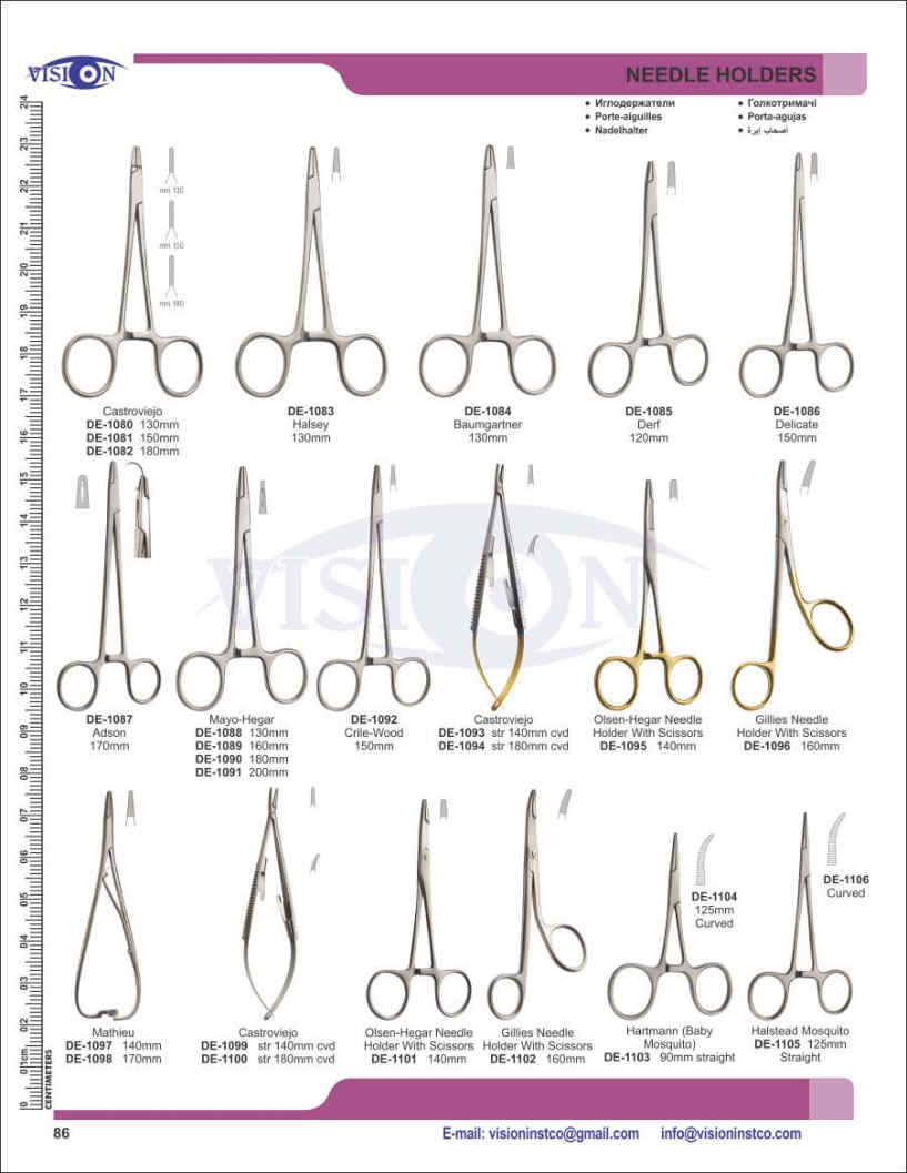 Vision Instruments Company Instruments